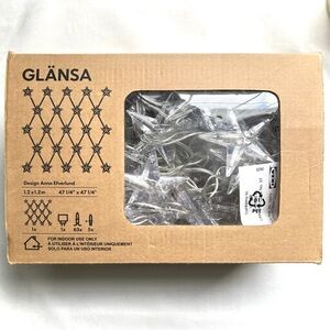 IKEA: Glänsa Star String Lights (Clear)